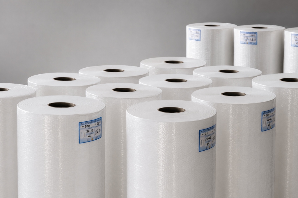 Shrink Film Rolls stacked